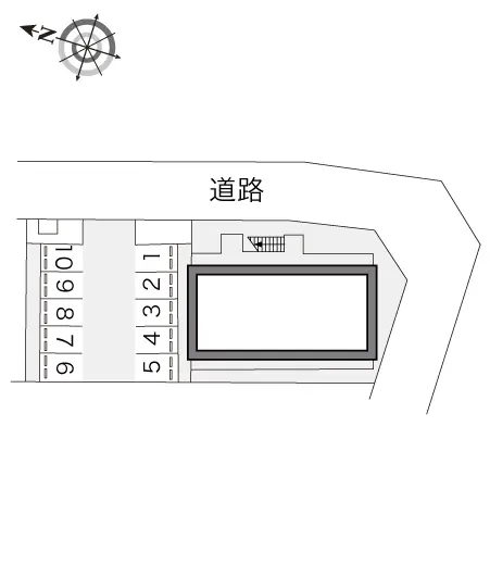 ★手数料０円★伊丹市千僧　月極駐車場（LP）